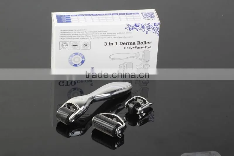 GTO brand 3 in 1 derma roller for skin care