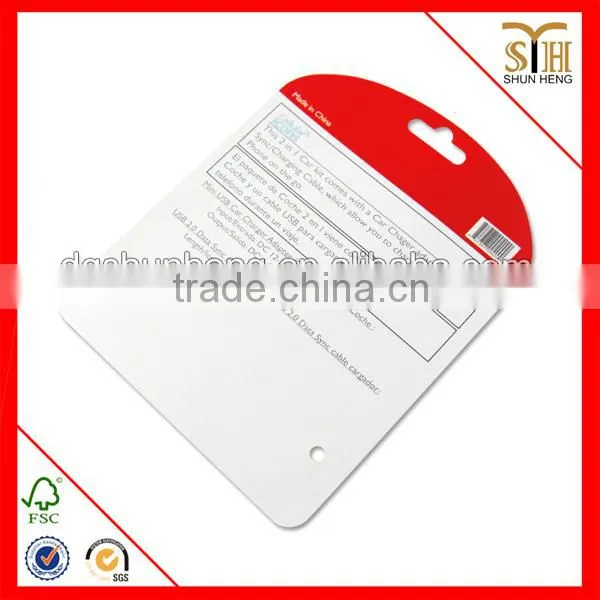 silver stamping paper hang tag for 2 in 1 iph 4S