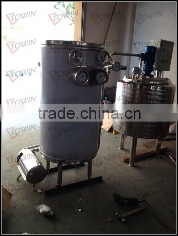 UHT Sterilizer with mixer tank and pump