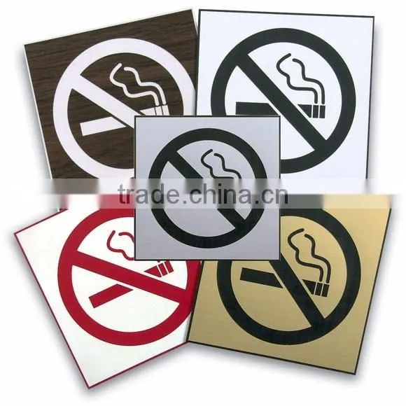 Custom Made Hotel Motel No Smoking Symbolic Signs (XJJD30)