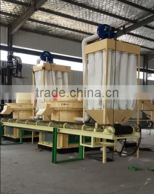 Larger complete biomass fuel pellet mill line