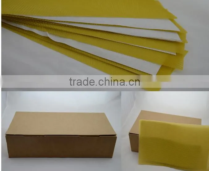 Organic Beeswax comb foundation