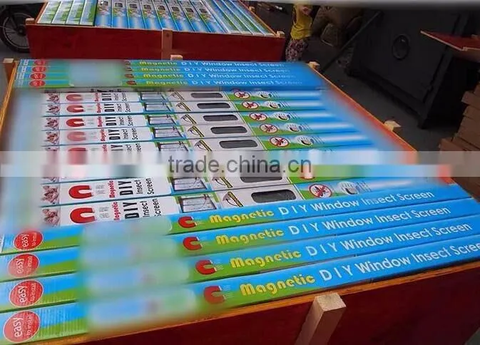 DIY PVC thickened frame window screen