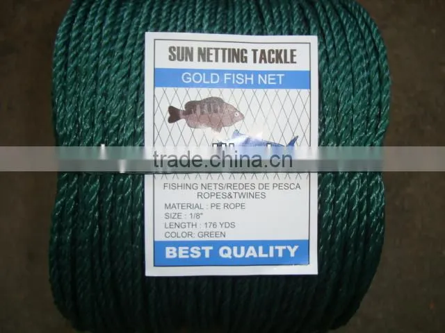 PE 3 strand twist Rope with high quality