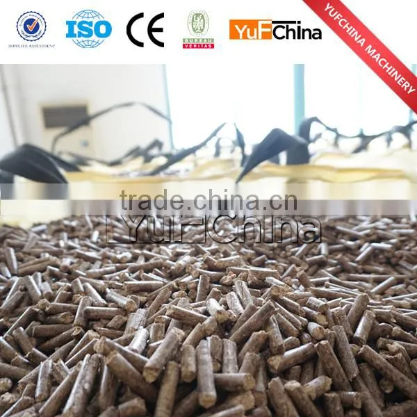 90KW Vertical Ring Die Wood Sawdust Pellet Machine