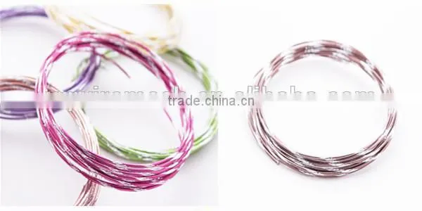 jewelry/jewellery making diamond colored aluminum wire