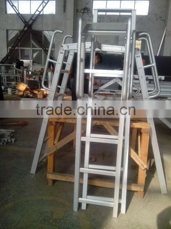 small Aluminum alloy ladder steps for truck, Alu.step bench