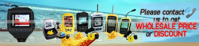 2-in-1 Portable Wireless Boat Fish Finder Sonar Sensor Contour Alarm Fishfinder