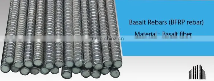Magnetic Transparency basalt rebar for precast concrete