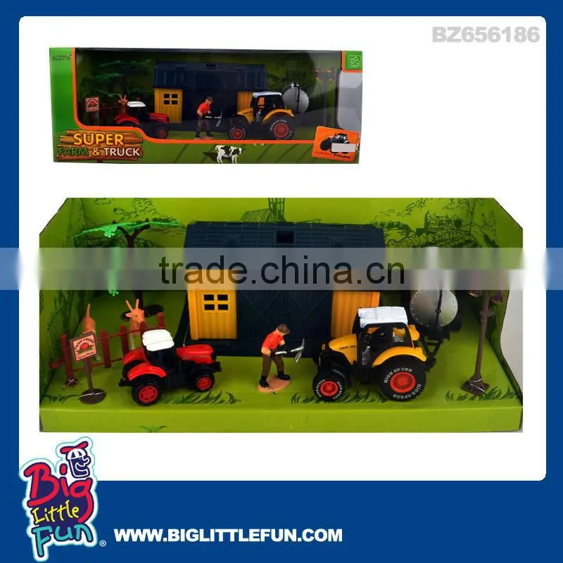 Sliding farm toys,farm tractor toys set