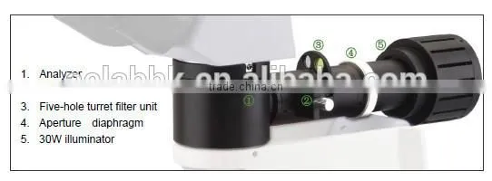 medical instrument all kinds of electron binocular/trinocular metallurgical microscopes price