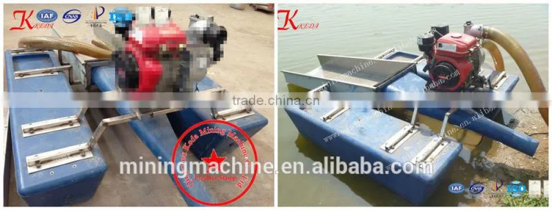 Top sale Provided Diesel Power Type small gold dredger