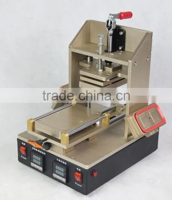 lastest!4in1 Bezel Middle Frame Separating Machine +lcd screen separator machine with vacuum pump+glue removal+preheater