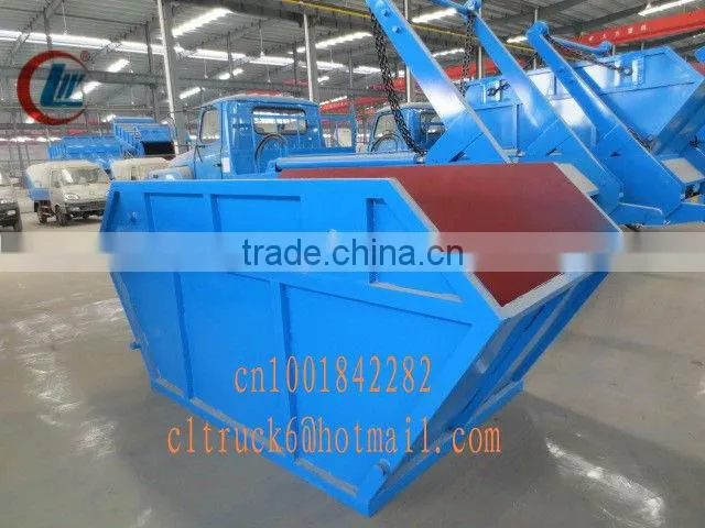 DONGFENG 140 4*2 Side Lift Swing Arm Garbage Truck 6CBM