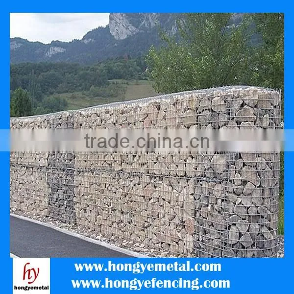 High Galvanized Welded Gabion Box/Baskets& Welded Gabion Metal Wall