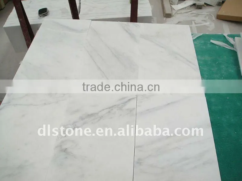 Chinese white marble polished tile for walling