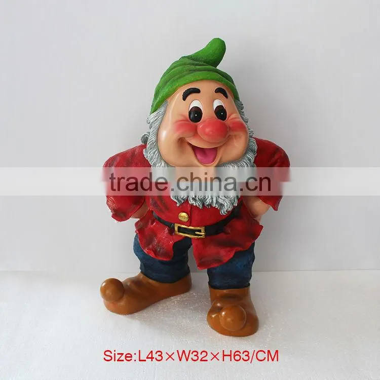 Snow White and Seven Dwarfs Resin Scultpure