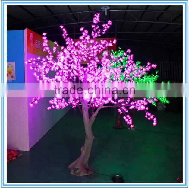 Artificial peony flower tree with lights