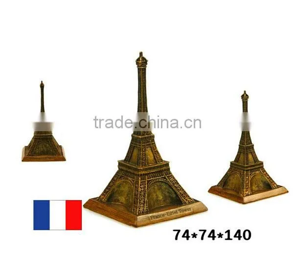 France eiffel tower souvenir resin eiffel tower decoration