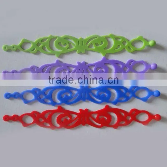 Silicone wristband or bracelet