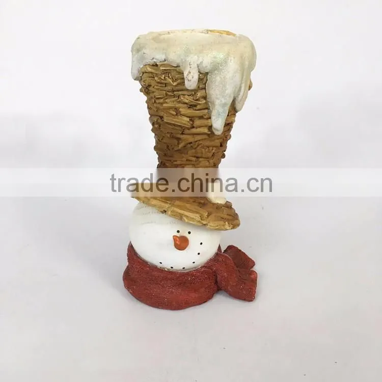 Custom artificial pumpkin candle holder for 2017 halloween decor