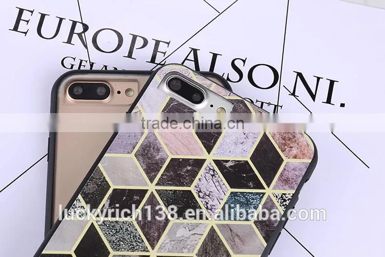 2017 new customized TPU geometric phone case for iPhone 6G/7G