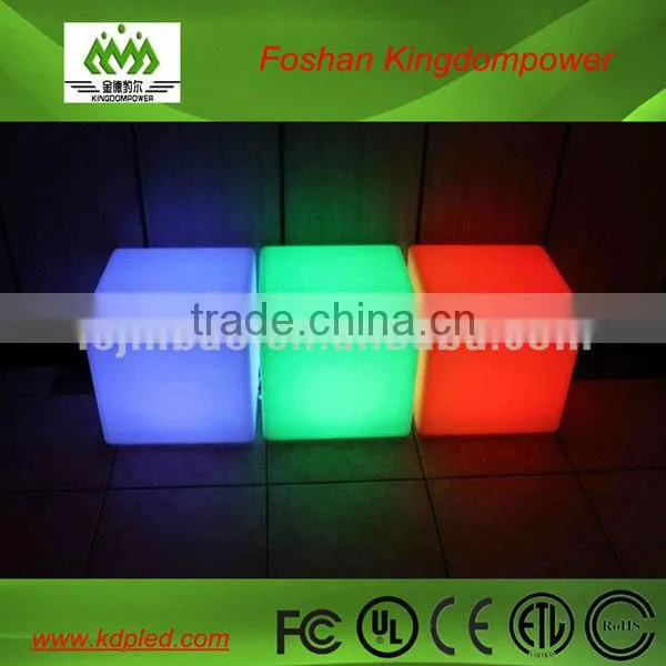 40cm/IP65 RGB Color Change led illuminated seating cube