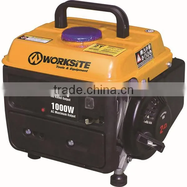 2HP 1000W Portable Gas Generator