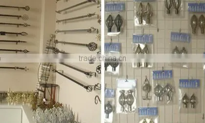 2015 new fasionable all kinds of curtain rod with fashionable finals,rings brackets