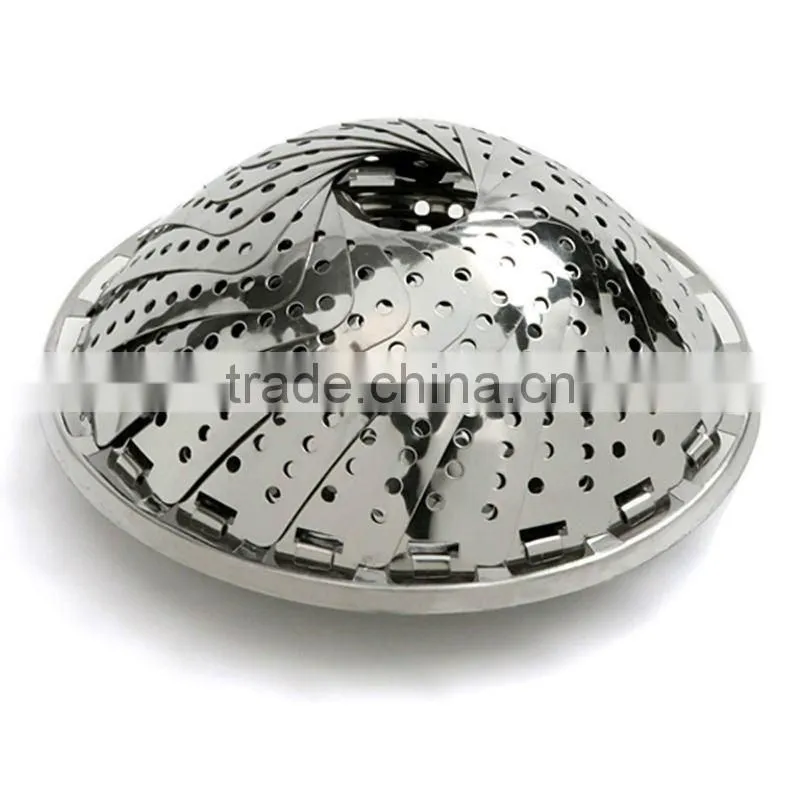 STAINLESS STEEL ADJUSTABLE STEAMER BASKET
