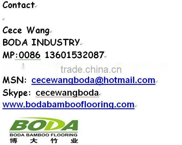 Carbonized Horizontal Conventional Bamboo Flooring
