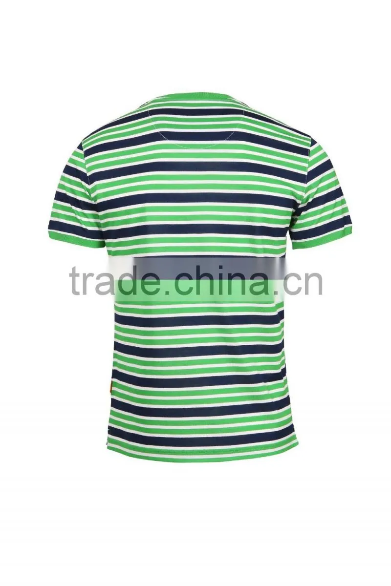 100%cotton custom striped t shirt