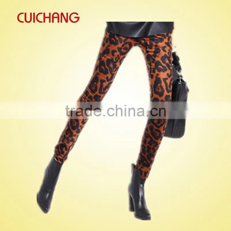 wholesale polyester/spandex heat transfer custom design fashion women pants leggin, women pants JSK-071