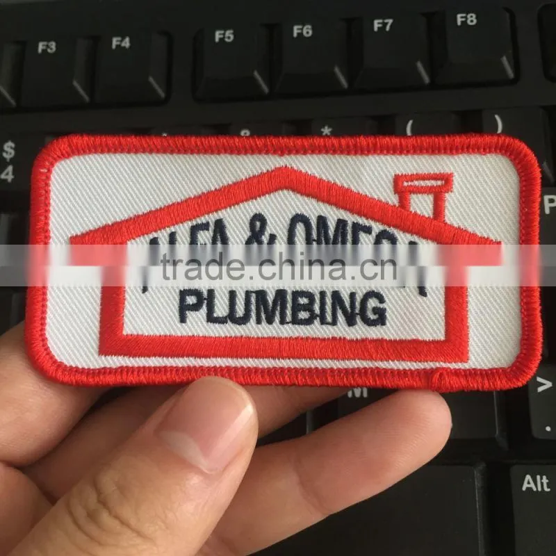 2016 Factory direct wholesale custom high quality embroidery patch