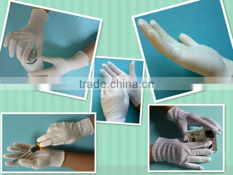surgical diposable latex safety gloves