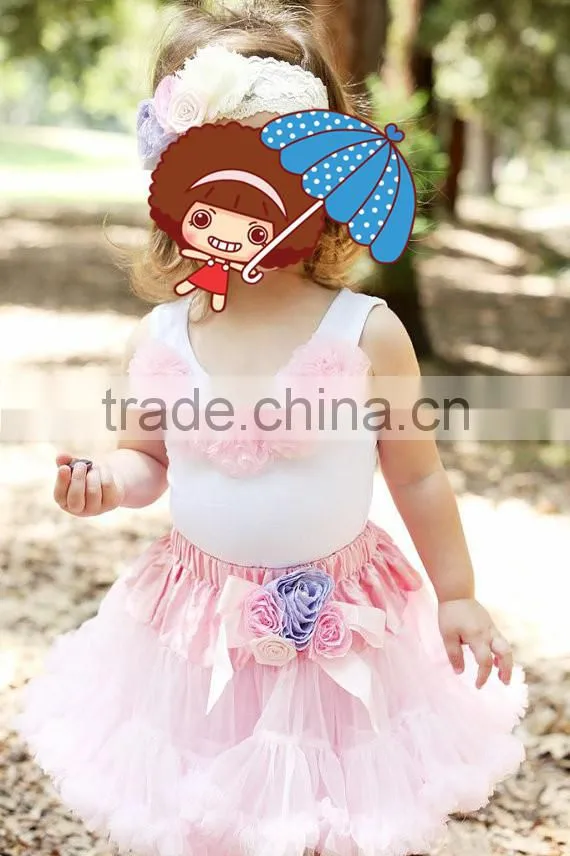 Pettiskirts tutu tulle ballet skirt for girls chiffon ruffle fluffy pettiskirt children ballet skirts