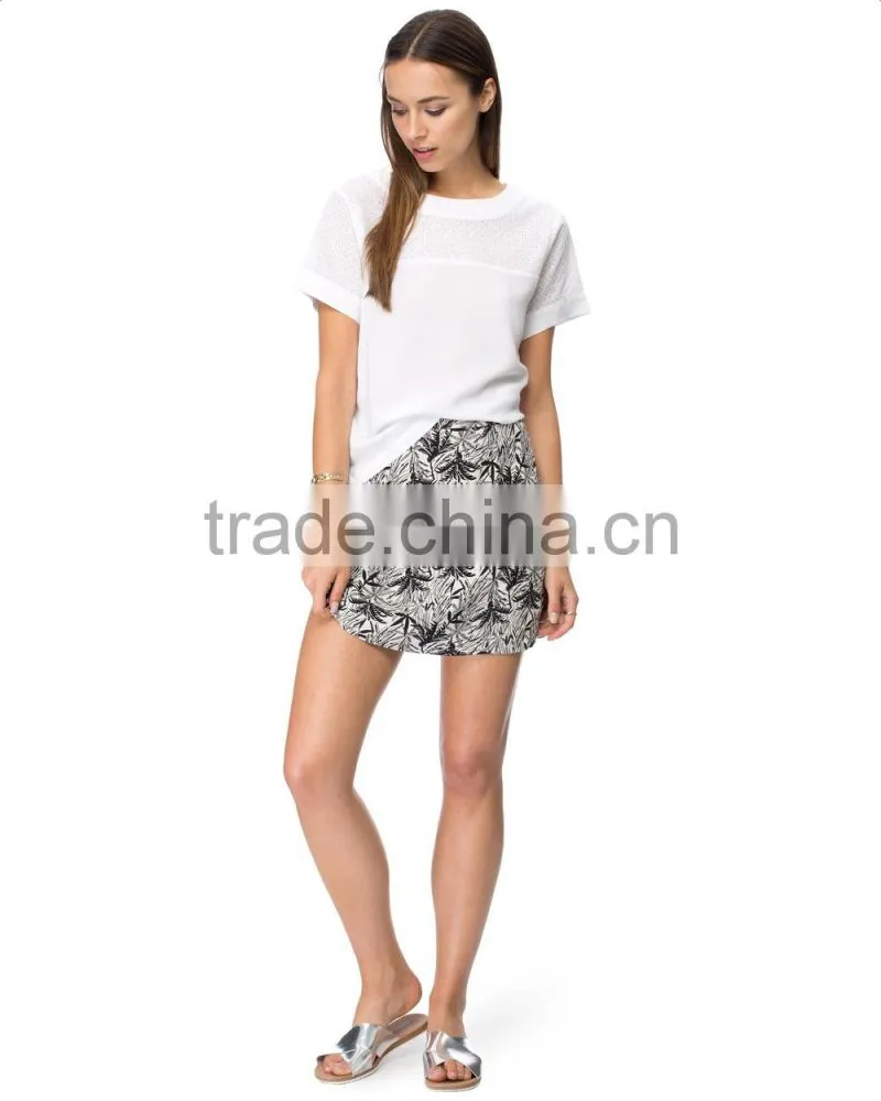 Kiera white tee shirt