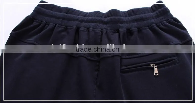 wholesale customize men polyester cotton sweat sports pants
