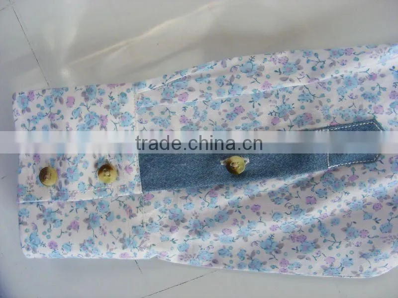 two pockets fancy men shirts printing