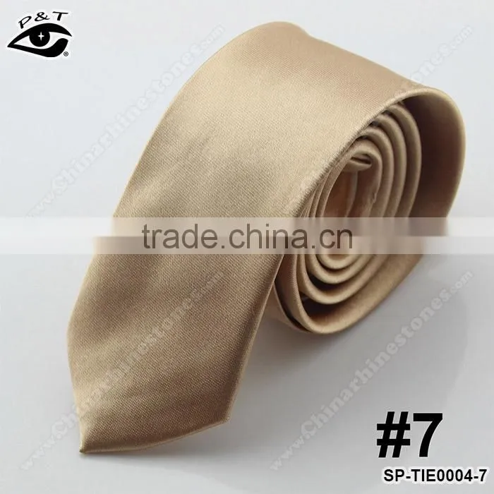 22 Colors NECK TIE SILK TIE SKINNY SOLID NECK TIE