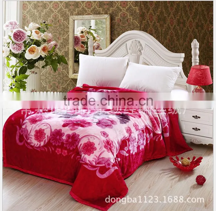 Stock Fall and Winter the new thickening raschel blanket