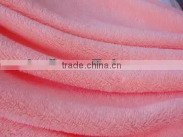 100 polyester solid colour super soft silky fleece fabric
