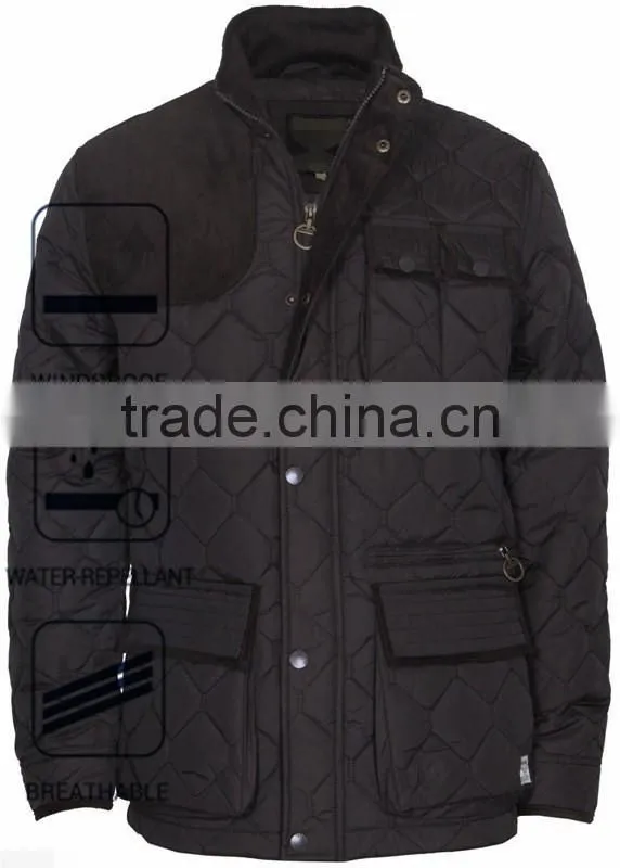 2016 Water Repellent Diamond Quilted Jacket for men