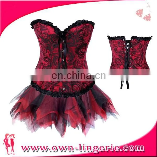 Wholesale red leather corset tops to wear out Corset Tops To Wear Out