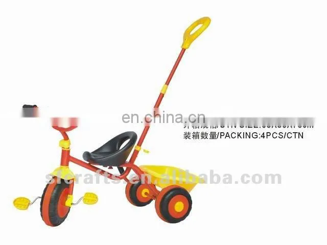 Happy kids ride on tricycle ride on car