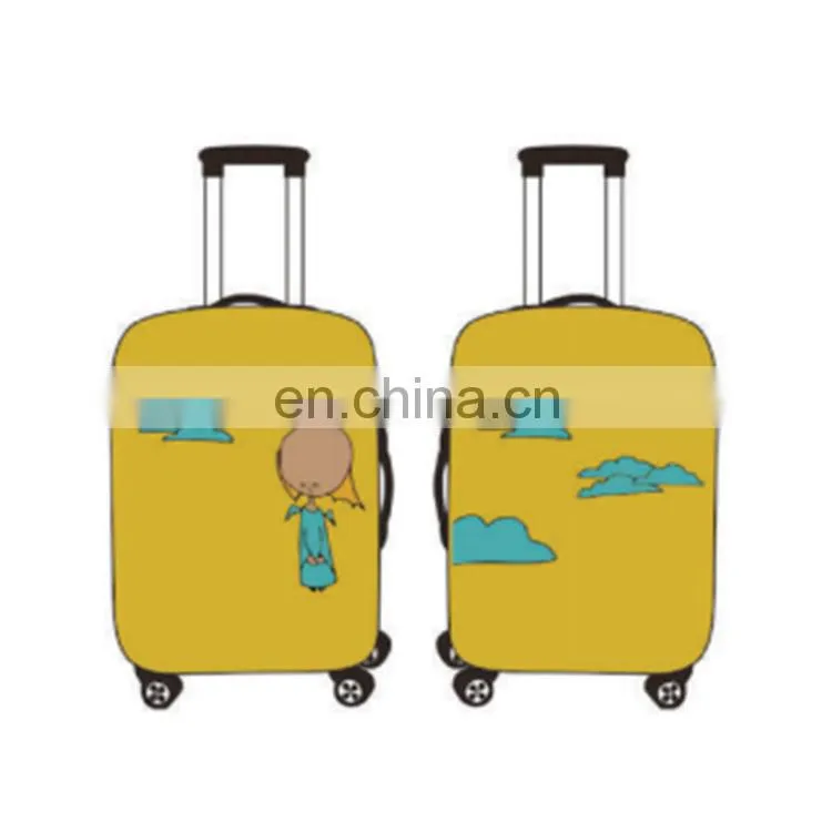 Hot selling custom fashion travel luggage case dust cover