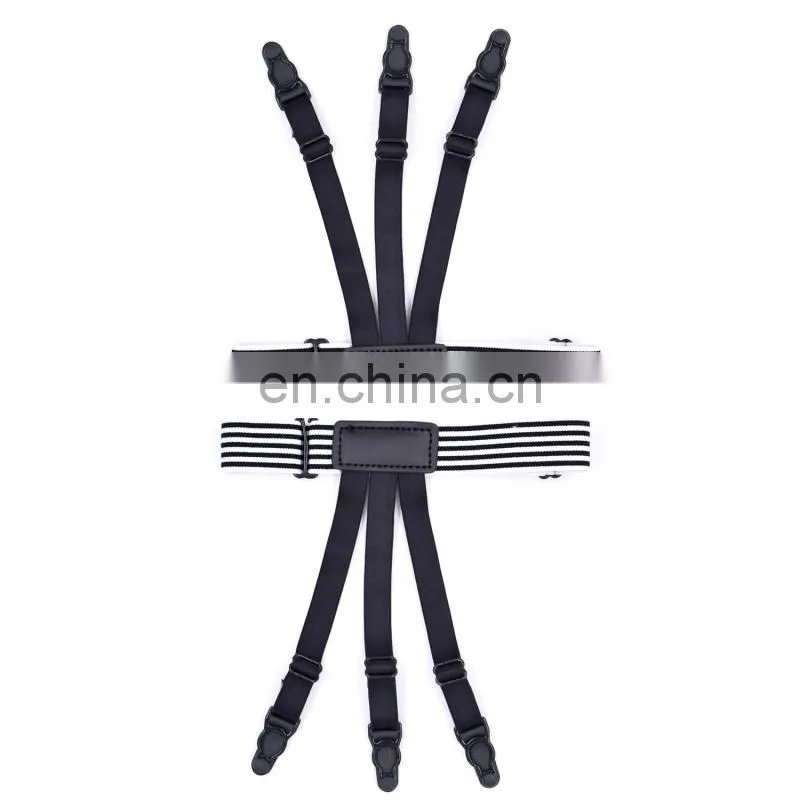 Wholesale mens new style shirt suspenders shirt stays holders