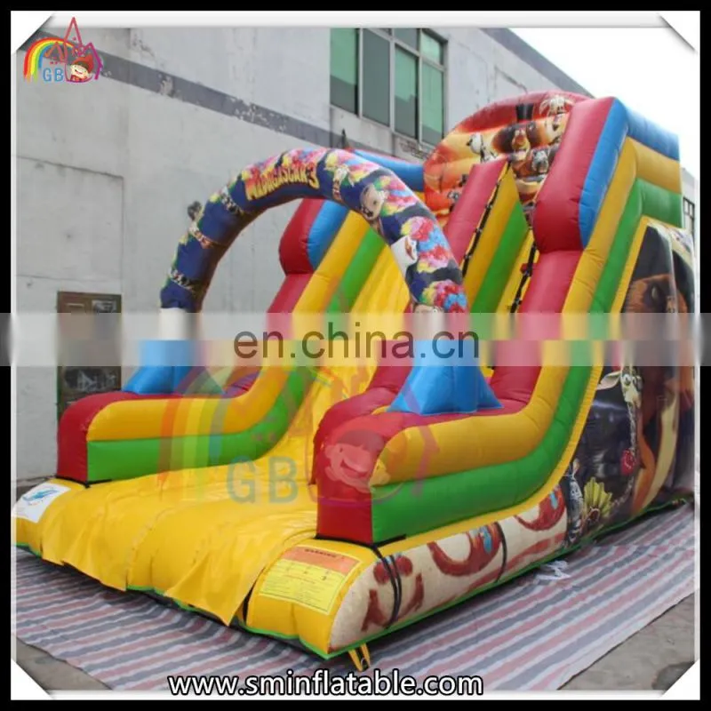 high quality printing clown inflatable slide , joker slide , inflatable clown slide for children
