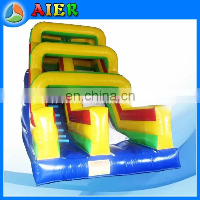 2017 Aier super fun inflatable slide /new design beautiful inflatable slide
