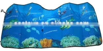 Foldable PE bubble front car sunshades